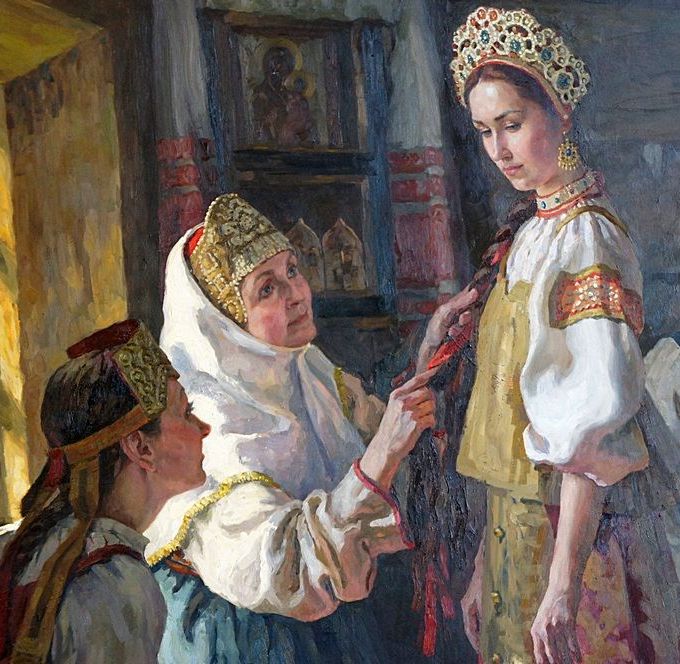 Русская народная песня Как хотела меня мать