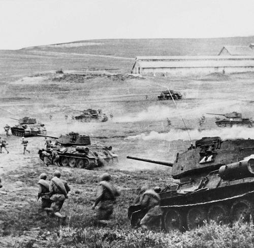 Русская народная песня По полю танки грохотали