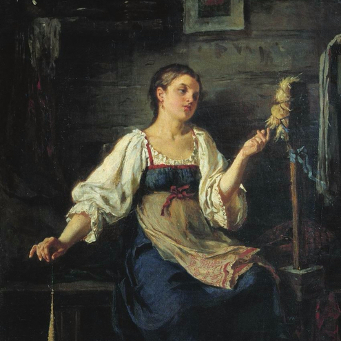 Русская народная песня Пряха