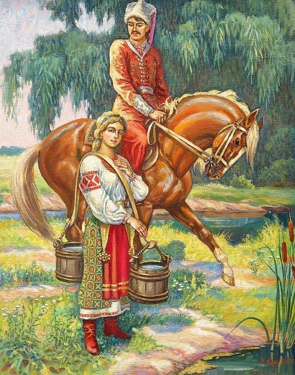 Украинская народная песня Несе Галя воду
