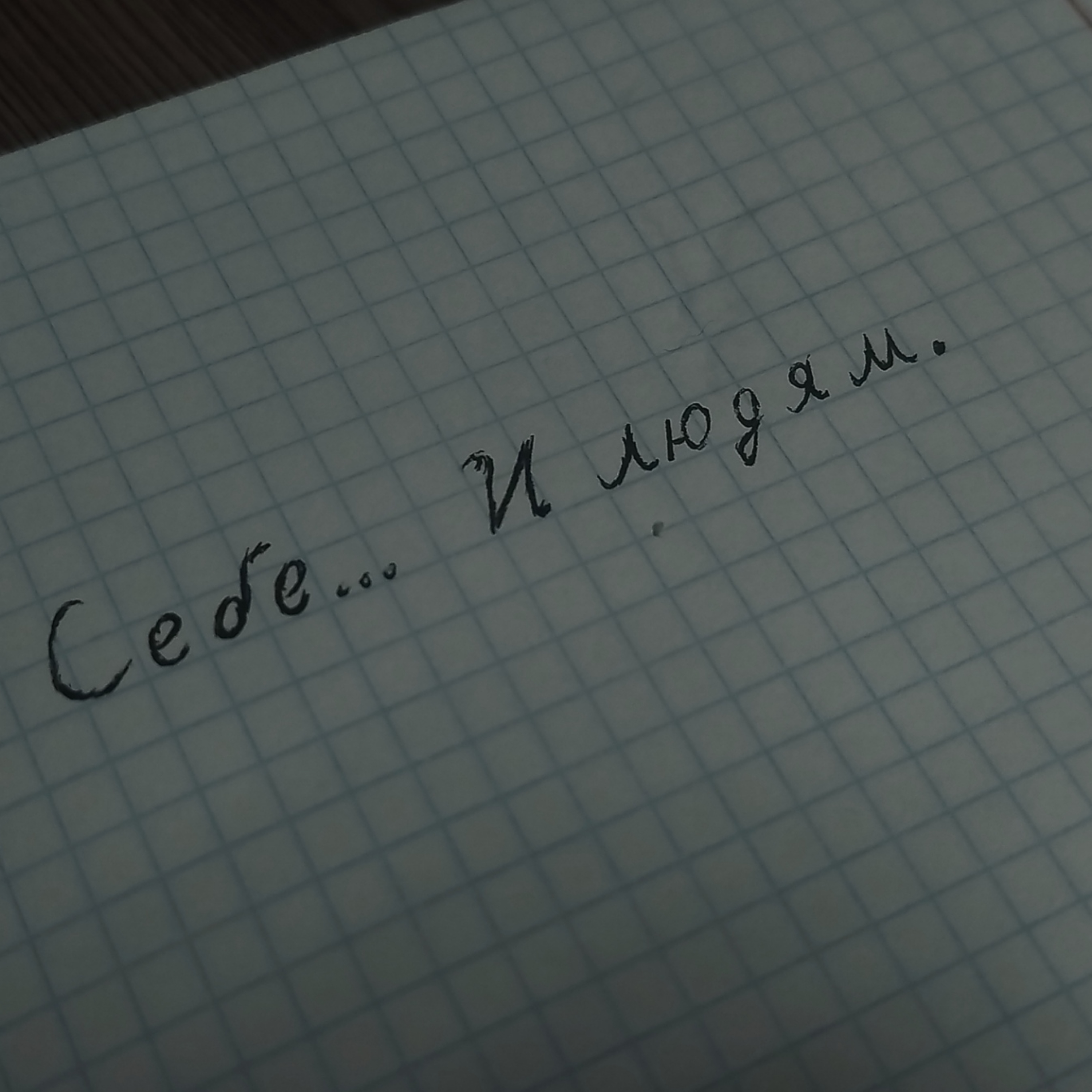 Себе и людям