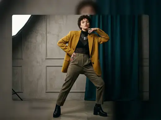 ИИ-портрет в fashion-стиле для соцсетей и портфолио