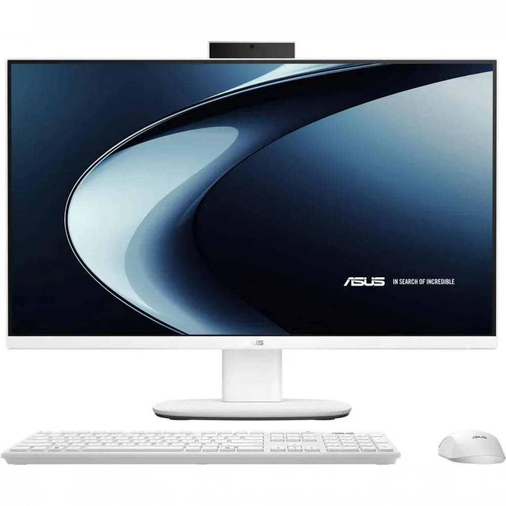 Моноблок Asus V470VAK-WPE1230 27" Full HD Core 5 210H (2.5) 16Gb SSD512Gb Graphics без ОС GbitEth WiFi BT 120W клавиатура мышь Cam белый 1920x1080
