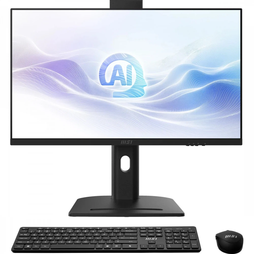 Моноблок MSI Modern AM273QP AI 1UM AiO 27" WQHD (2560x1440)IPS AG Non-touch, Core Ultra 7 155H (1.4GHz), 16Gb DDR5 (2*8GB), 1TB SSD M.2, Intel UHD, WiFi, BT, camera, WirelessKB&mouse Eng/Rus,NoOS,1y