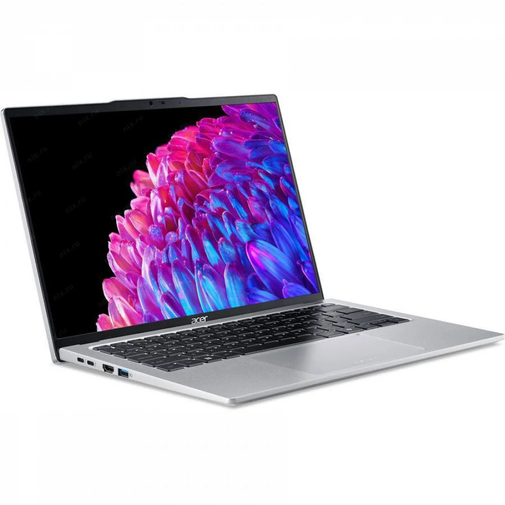 Ноутбук Acer Swift Go 14 SFG14-73-70EH Core Ultra 7 155H 16Gb SSD1Tb Intel Arc 14" OLED 2.8K (2880x1800) Windows 11 Home silver WiFi BT Cam (NX.KSGCD.002)