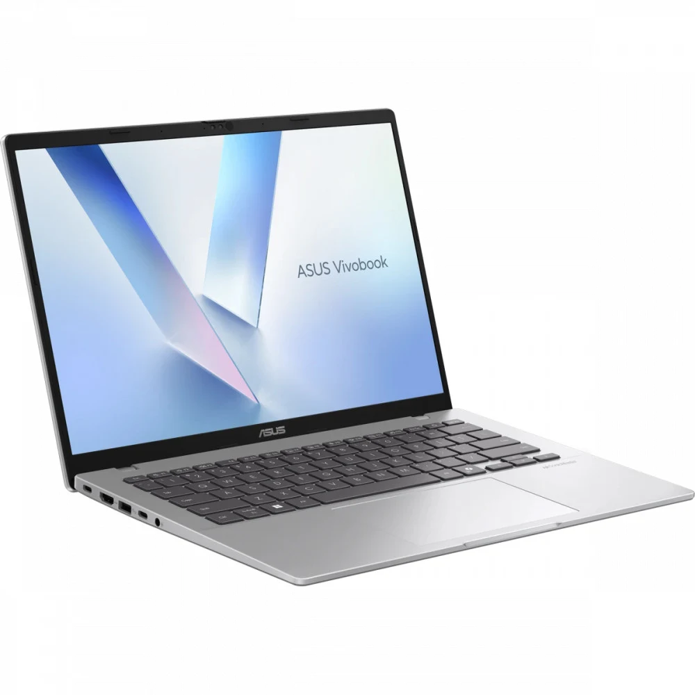 Ноутбук/ ASUS M1407KA-LY028 14"(1920x1200 (матовый) IPS)/AMD Ryzen AI 5 340(2Ghz)/16384Mb/512PCISSDGb/noDVD/Int:AMD Radeon/Cam/BT/WiFi/42WHr/war 1y/1.46kg/Cool Silver/DOS