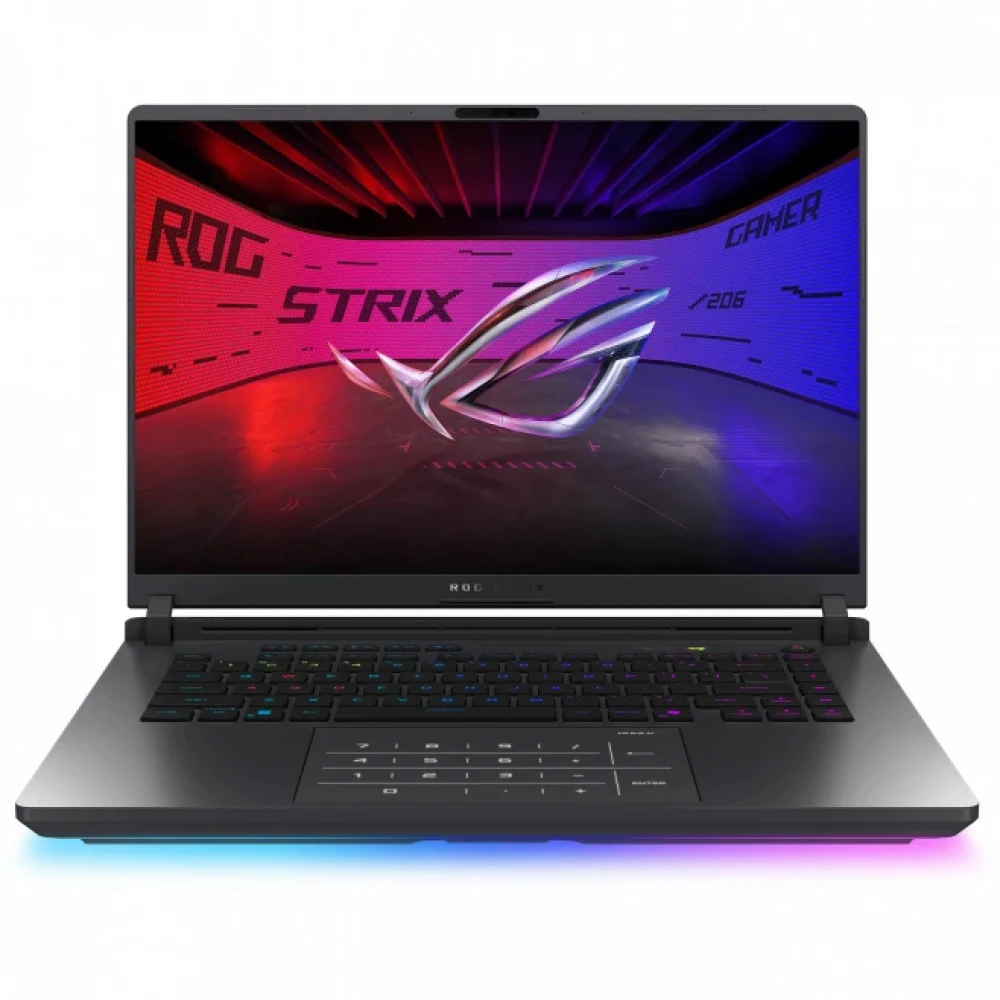 Ноутбук/ ASUS ROG Strix G16 G615JMR-S5202 16"(2560x1600 (матовый, 240Hz) IPS)/Intel Core i7 14650HX(2.2Ghz)/16384Mb/1024PCISSDGb/noDVD/Ext:NVIDIA GeForce RTX 5060(8192Mb)/Cam/BT/WiFi/90WHr/war 1y/2.