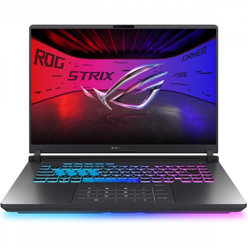Ноутбук Asus 90NR0LB1-M00EF0 ROG Strix G16 G615JMR-S5324 16" WQXGA(2560x1600) IPS 240Hz/Intel Core i7-14650HX 2,2Ghz (16Cores)/16GB/1TB SSD/NVIDIA GeForce RTX5060 8GB/Wi-Fi 7/BT5.4/IR+1080P FHD Came
