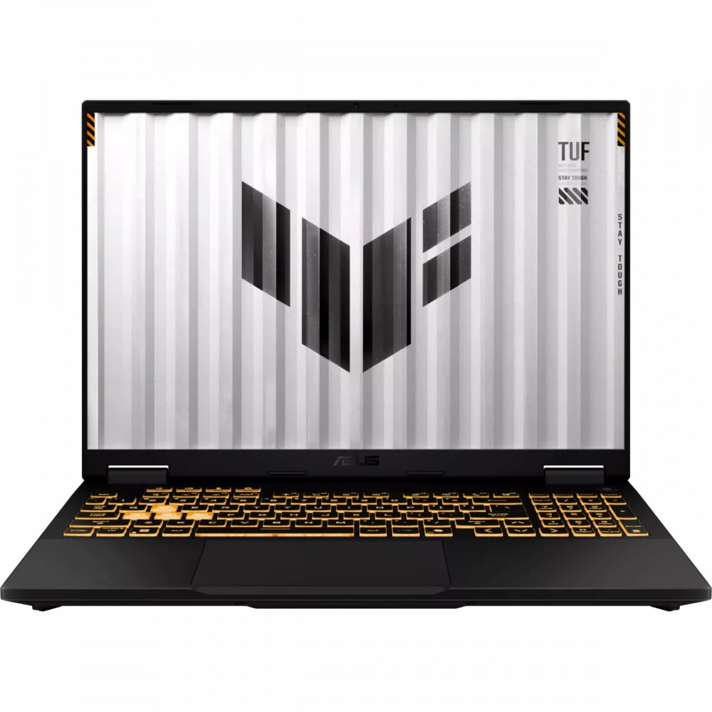 Ноутбук/ ASUS TUF F16 FX608JHR-RV142 16"(1920x1200 (матовый, 165Hz) IPS)/Intel Core i5 14450HX (2.4Ghz)/16384Mb/512PCISSDGb/noDVD/Ext:nVidia GeForce RTX 5050(8192Mb)/Cam/BT/WiFi/90WHr/war 1y/2.2kg/J