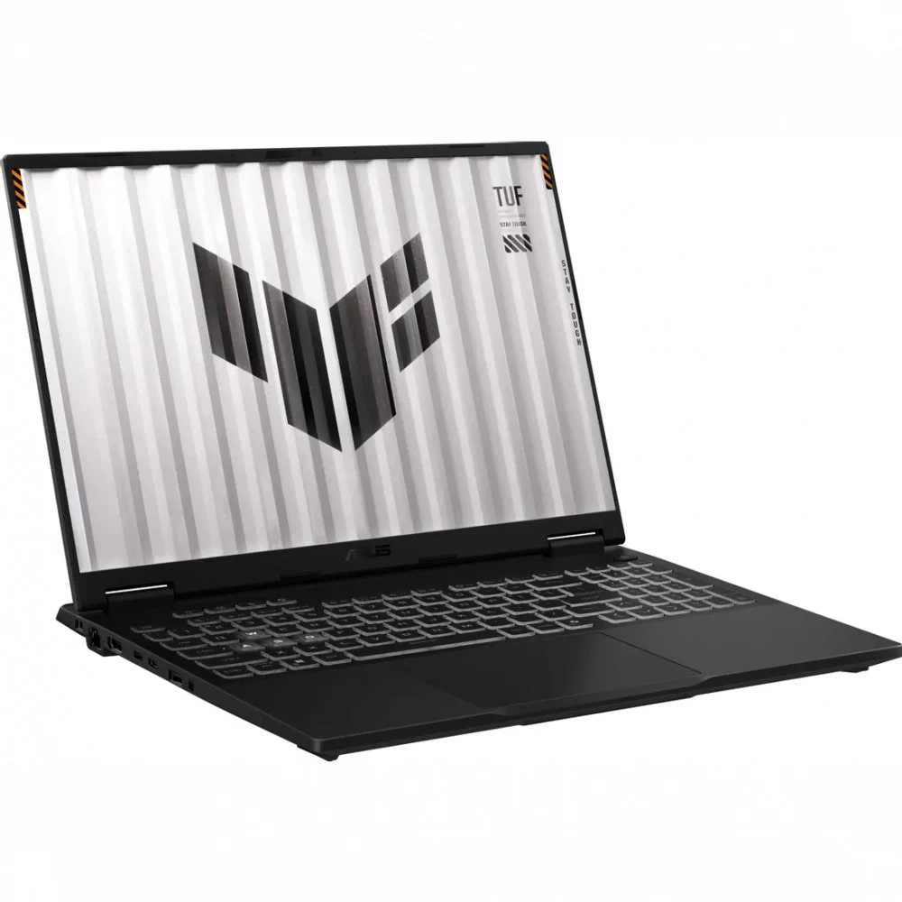 Ноутбук/ ASUS TUF F16 FX608JMI-TU254 16"(1920x1200 (матовый, 144Hz) IPS)/Intel Core i5 14450HX (2.4Ghz)/16384Mb/512PCISSDGb/noDVD/Ext:nVidia GeForce RTX 5060(8192Mb)/Cam/BT/WiFi/70WHr/war 1y/2.2kg/J