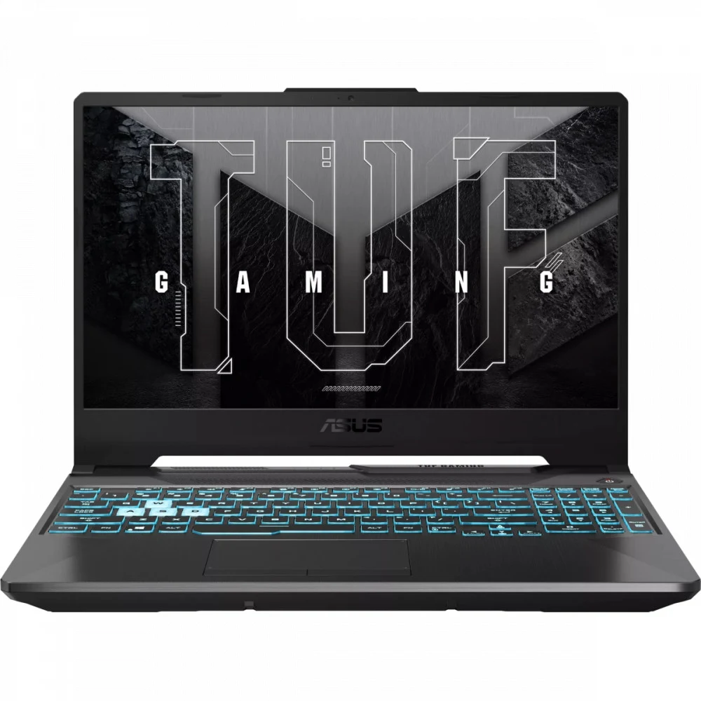 Ноутбук/ ASUS TUF A15 FA506NCQ-HN031 15.6"(1920x1080 (матовый, 144Hz) IPS)/AMD Ryzen 7 170(3.2Ghz)/16384Mb/512PCISSDGb/noDVD/Ext:nVidia GeForce RTX3050(4096Mb)/Cam/BT/WiFi/48WHr/war 1y/2.3kg/Graphit