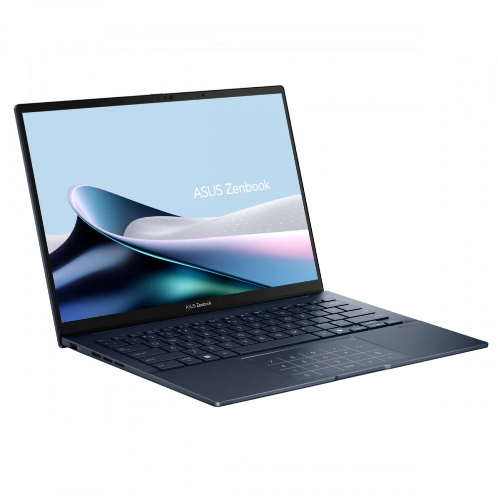 Ноутбук/ ASUS UX3405CA-PP1158 14"(2880x1800 OLED 16:10)/Intel Core Ultra 7 255H(2Ghz)/16384Mb/1024SSDGb/noDVD/Int:Intel Arc graphics/Cam/BT/WiFi/75WHr/war 1y/1.2kg/Ponder Blue/DOS + алюм корп +чехол