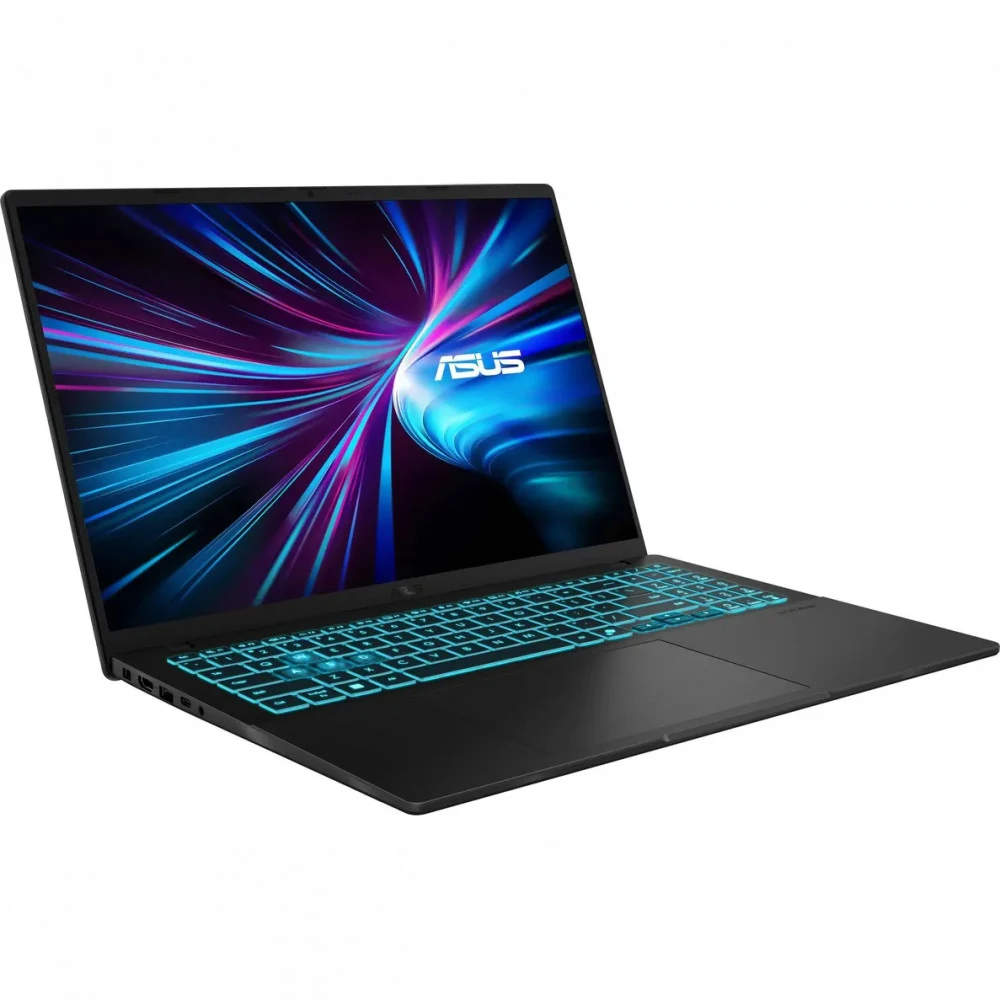 Ноутбук/ ASUS V16 V3607VM-RP058 16"(1920x1200 (матовый, 144Hz))/Intel Core 5 210H(2.2Ghz)/16384Mb/1024PCISSDGb/noDVD/Ext:nVidia GeForce RTX 5060(8192Mb)/Cam/BT/WiFi/63WHr/war 1y/1.95kg/Matte Black/n