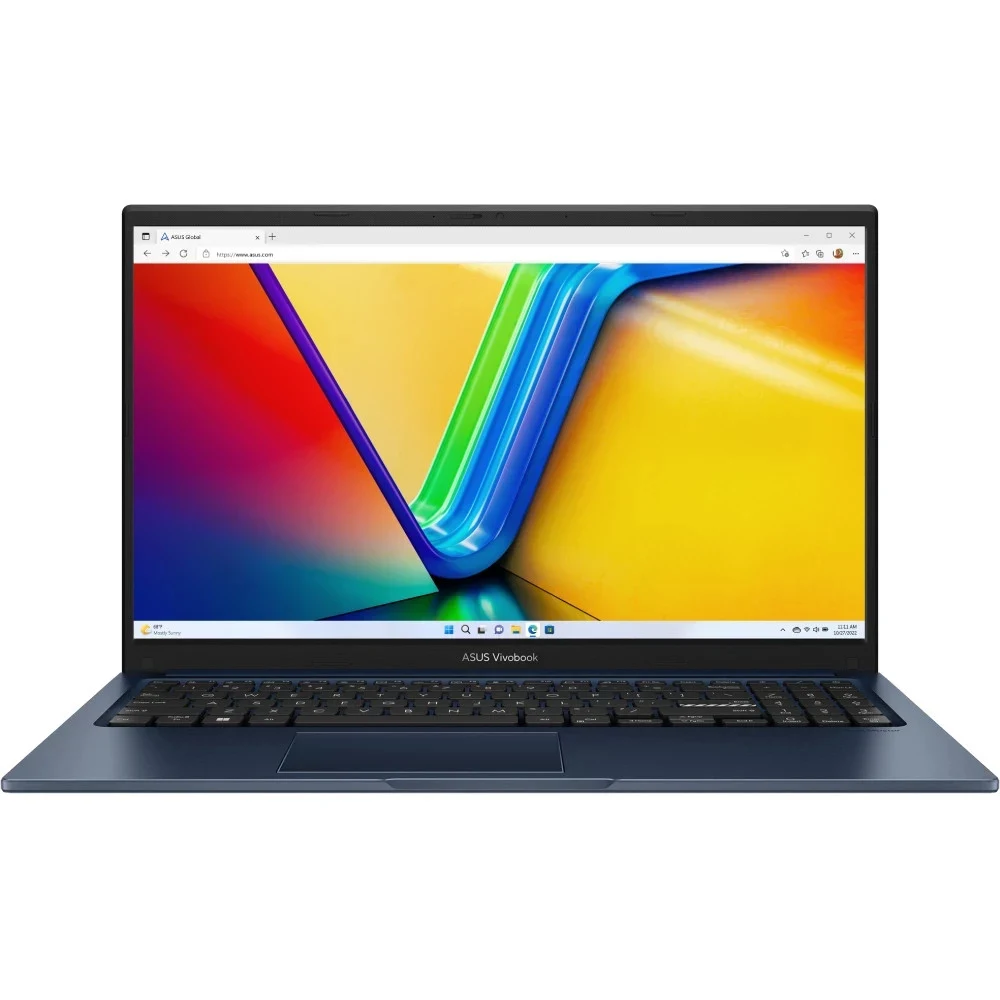 Ноутбук/ ASUS X1504VA-BQ2970 15.6"(1920x1080 (матовый) IPS)/Intel Core i3 1315U(1.2Ghz)/16384Mb/512PCISSDGb/noDVD/Int:Intel UHD Graphics/Cam/BT/WiFi/42WHr/war 1y/1.7kg/Quiet Blue/DOS