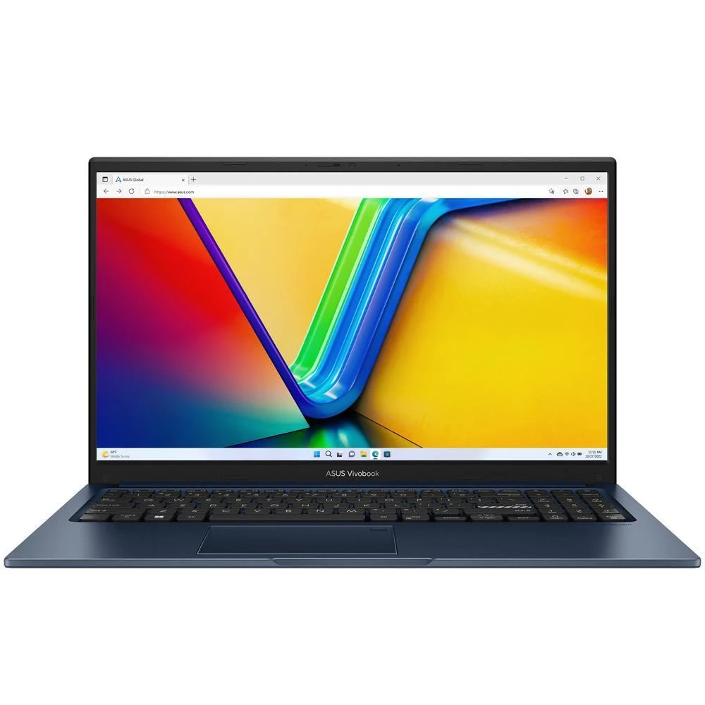 Ноутбук ASUS Vivobook 15 X1504VA-BQ590 /15.6"/IPS 1920х1080/Intel Core i5 120U/10 ядер/16 ГБ/512 ГБ/без ОС/темно-синий (90NB13Y1-M00X70)