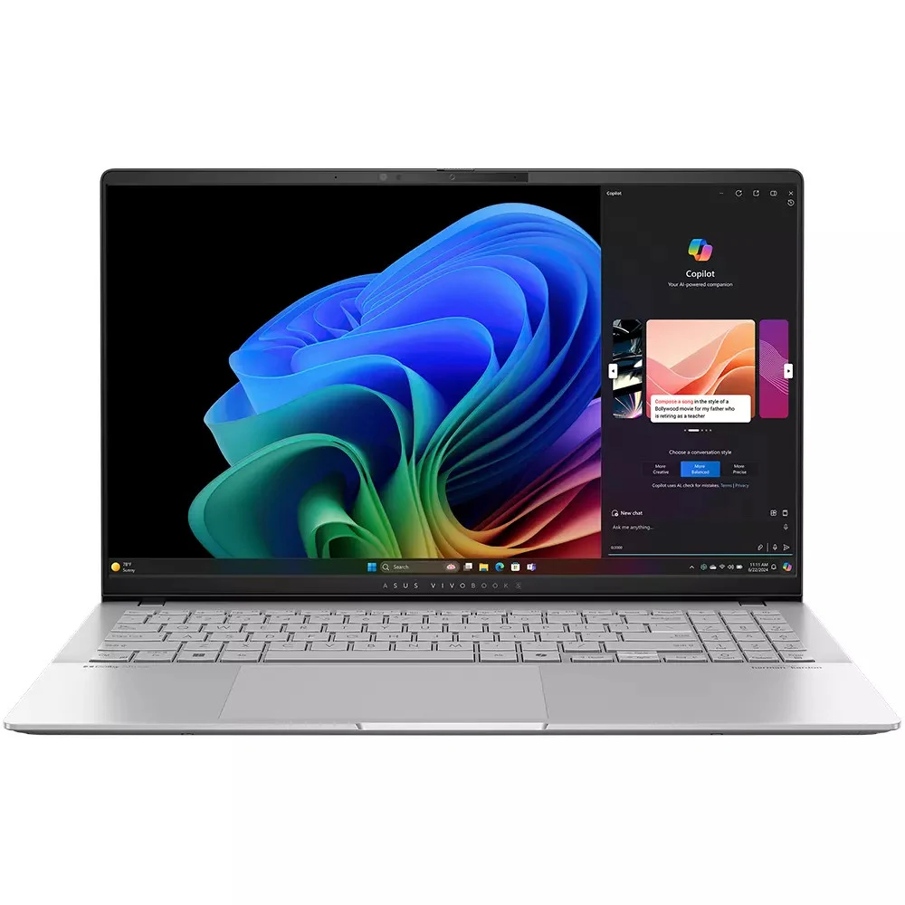 Ноутбук ASUS S5507QA, Snapdragon® X Plus X1P/15.6" 3K OLED/512GB SSD/16GB/