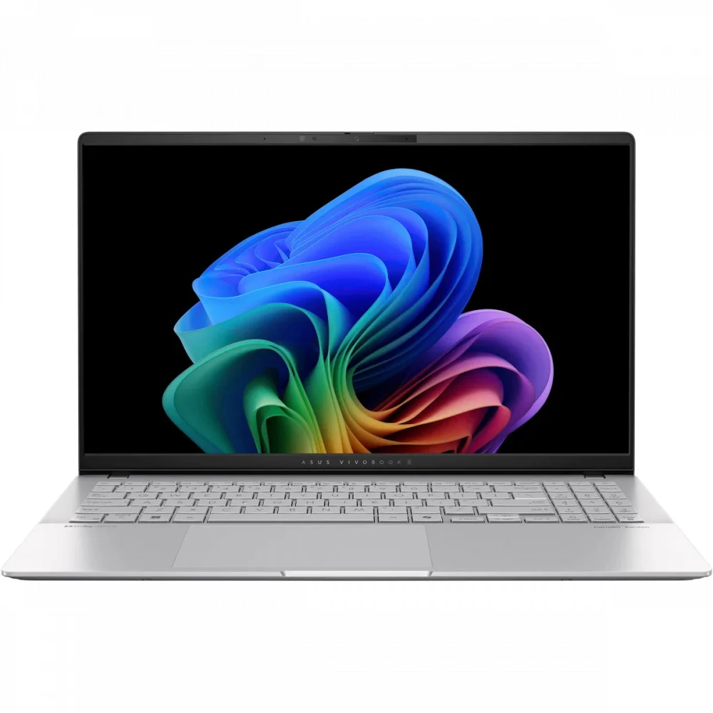 Ноутбук Asus Vivobook S 15 S5507QA-MA046W 15.6" 3K OLED Snapdragon® X Plus X1P 42 100/16Gb/SSD 512Gb/Qualcomm® Adreno™/Silver/Win11(90NB14Q2-M00AT0)