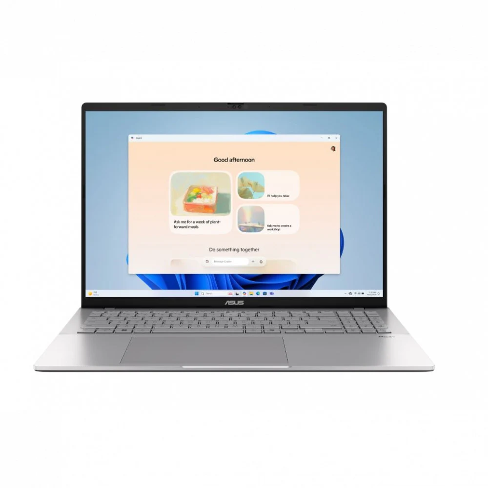 Ноутбук, ASUS Vivobook S16 S3607VA-RP097W, 90NB1671-M00770, 16",FHD+ 1920x1200, IPS, 144Hz, Core 5 210H, 16GB DDR5, 512GB SSD Gen4, Intel UHD Graphics, Windows 11 Home, Серебристый