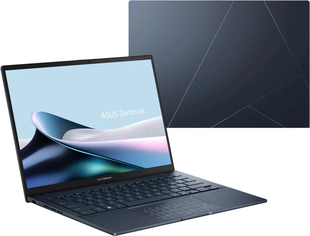 Ноутбук Asus Zenbook 14 UX3405CA-PP450W 14" 3K OLED 120Hz Intel® Core™ Ultra 9 285H/16Gb/SSD 1Tb/Intel® Arc™ Graphics /Ponder Blue/Win 11(90NB14W1-M00