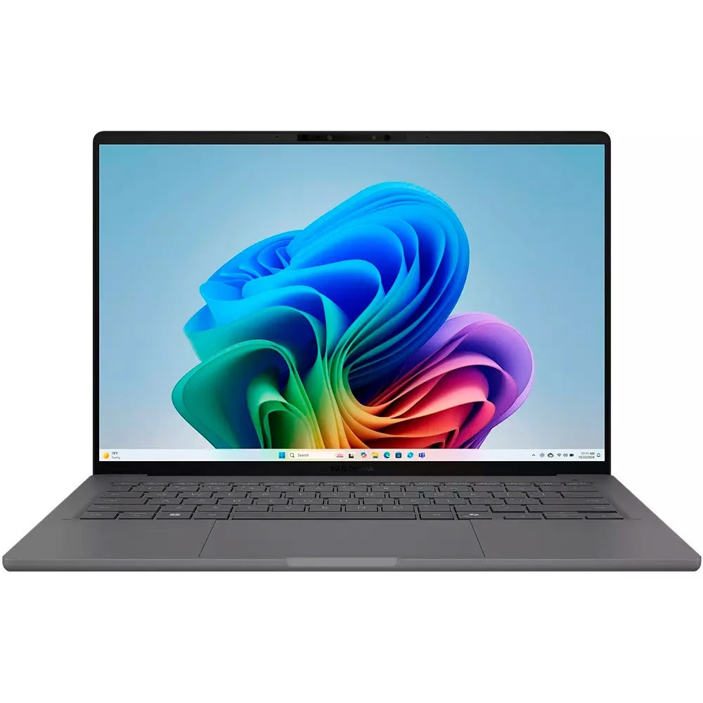 Ноутбук ASUS Zenbook A14 Copilot+PC UX3407QA-QD197W/14 WUXGA OLED/Snapdragon X X1-26-100 2.4 Ghz/16/SSD512/Win11