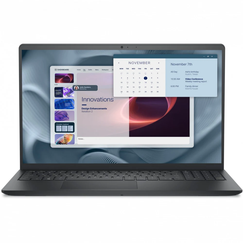 Ноутбук Dell Pro 15 Essential PV15250 (Core 5 1334U/8GB/512GB SSD/15.6" FHD/Intel UHD/FgrPr/Ubuntu/WLAN + BT/3 Cell)