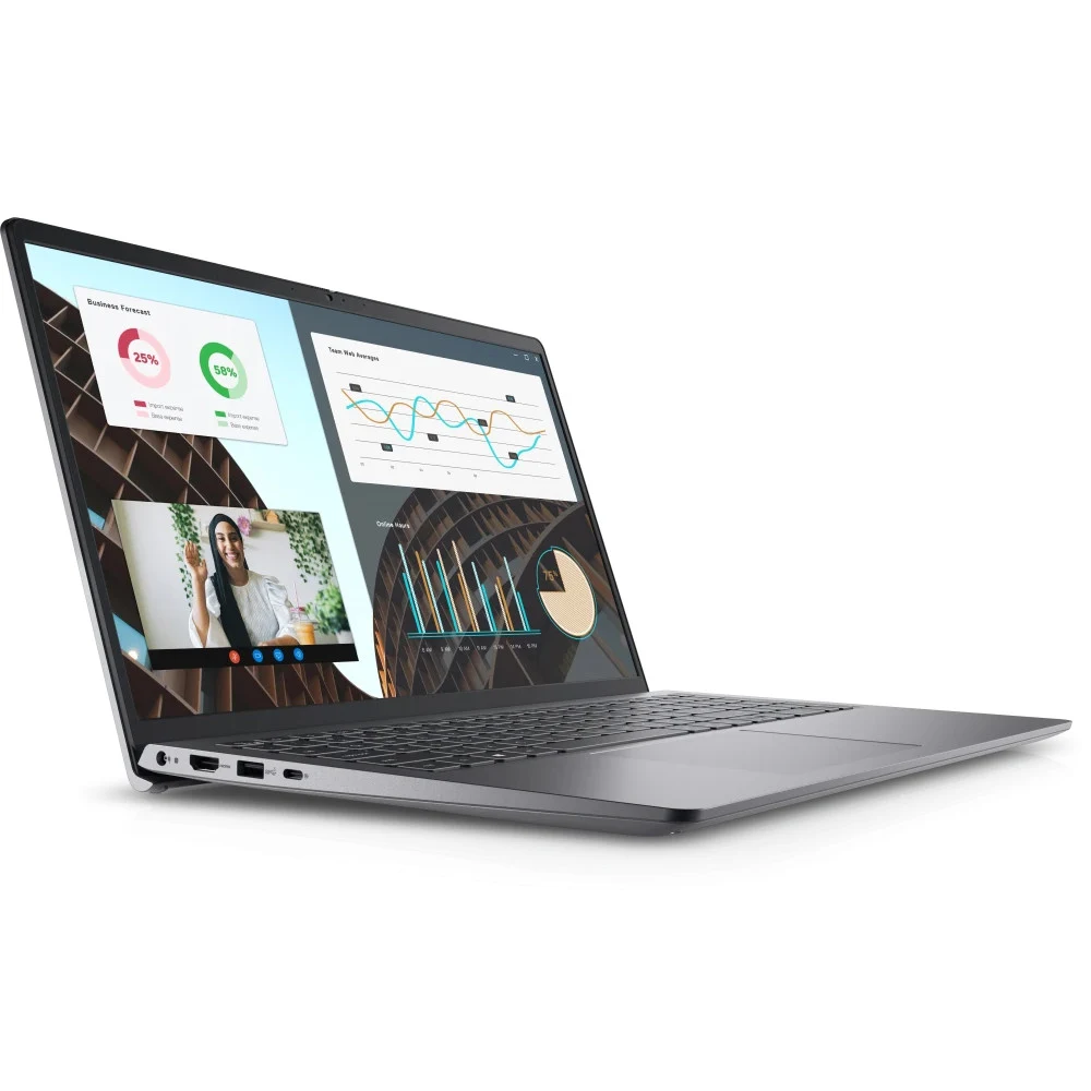 Ноутбук Dell Vostro 3530 Core i3 1305U 16Gb SSD512Gb Intel UHD Graphics 15.6" WVA FHD (1920x1080)/ENGKBD Linux Ubuntu black WiFi BT Cam (3530-3650)