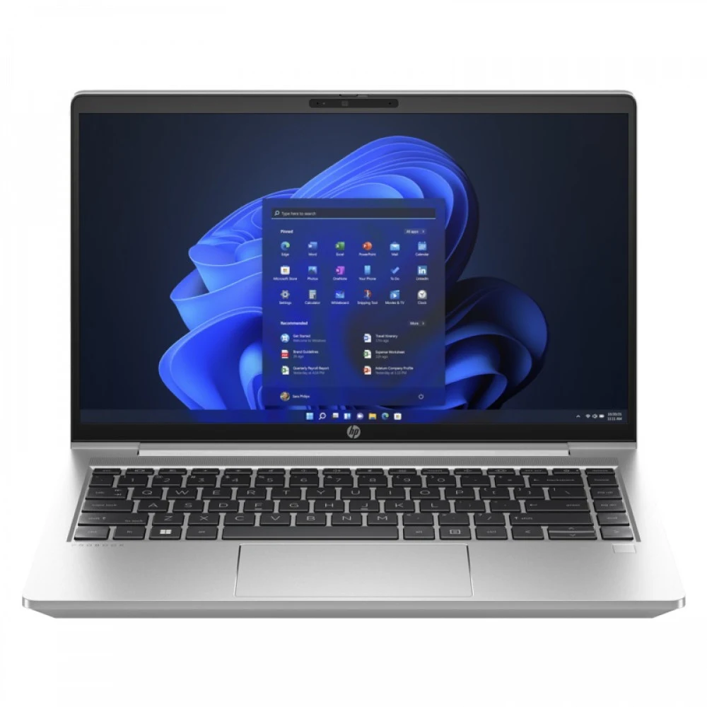 HP Probook 440 G10 14"(1920x1080)/Intel Core i7 1355U(1.7Ghz)/16384Mb/512SSDGb/noDVD/Int:Intel Iris Xe Graphics/Cam/BT/WiFi/51WHr/war 1y/1.42kg/Silver/DOS