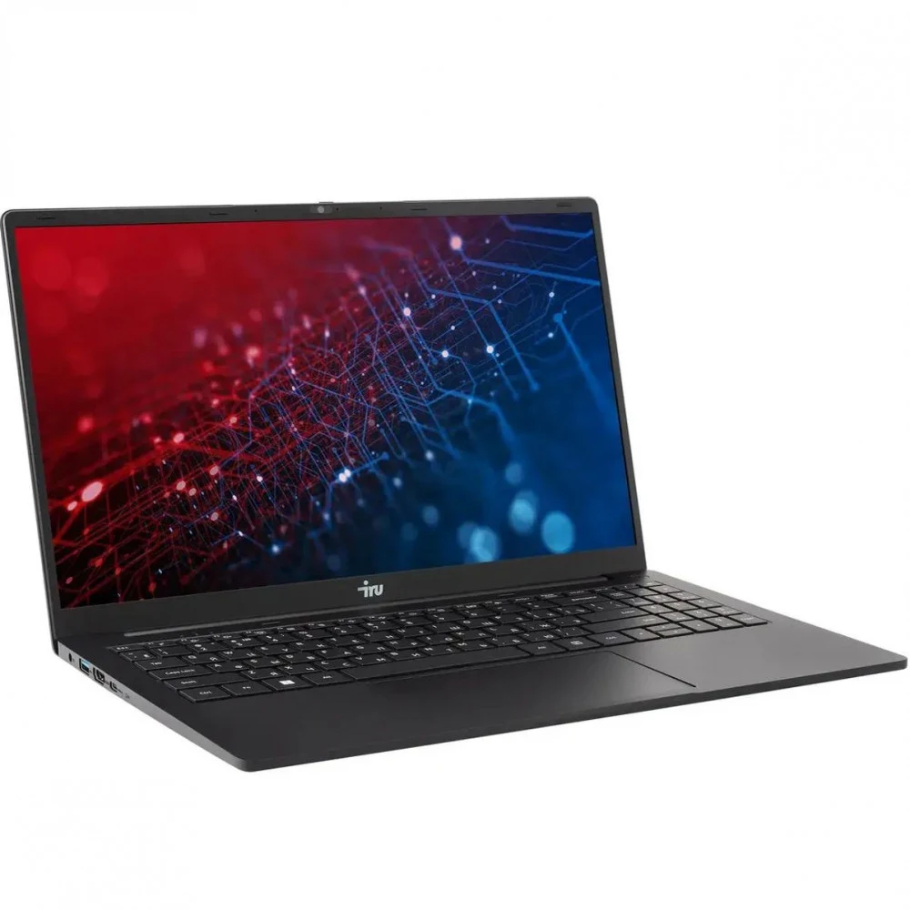 Ноутбук IRU Strato 15ALID4 Core i7 1280P 16Gb SSD512Gb Intel UHD Graphics 15.6" IPS FHD (1920x1080) Windows 11 Pro black WiFi BT Cam 6000mAh (2168046)