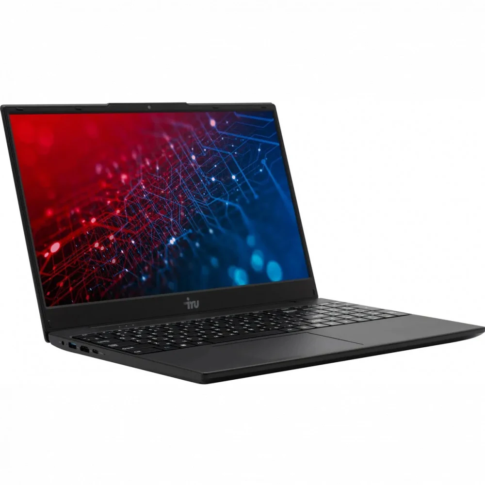 Ноутбук IRU Tactio 15ALG Core i3 1215U 8Gb SSD256Gb Intel UHD Graphics 15.6" IPS FHD (1920x1080) Windows 11 Professional black WiFi BT Cam 4500mAh (2019263)