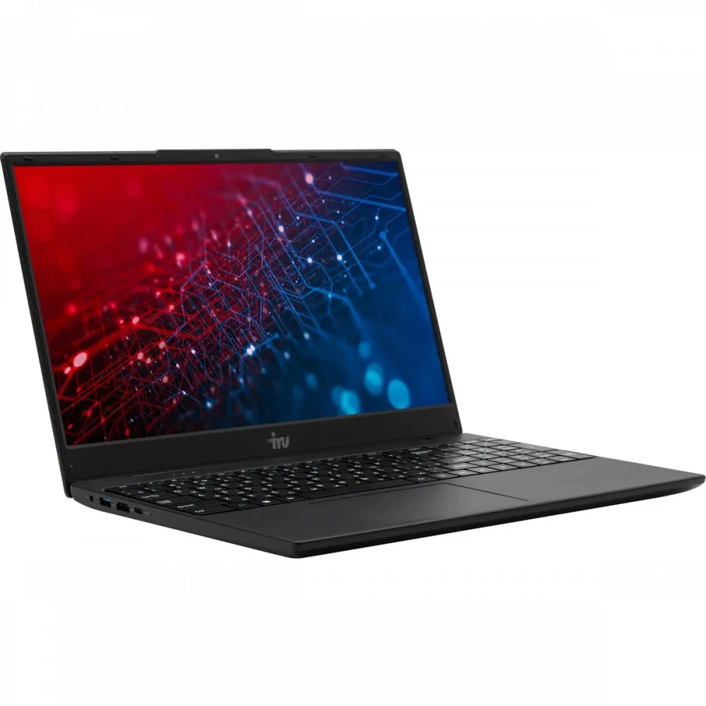 Ноутбук IRU Tactio 15ALG Core i3 1215U 16Gb SSD512Gb Intel UHD Graphics 15.6" IPS FHD (1920x1080) Windows 11 Professional black WiFi BT Cam 4500mAh (2019268)
