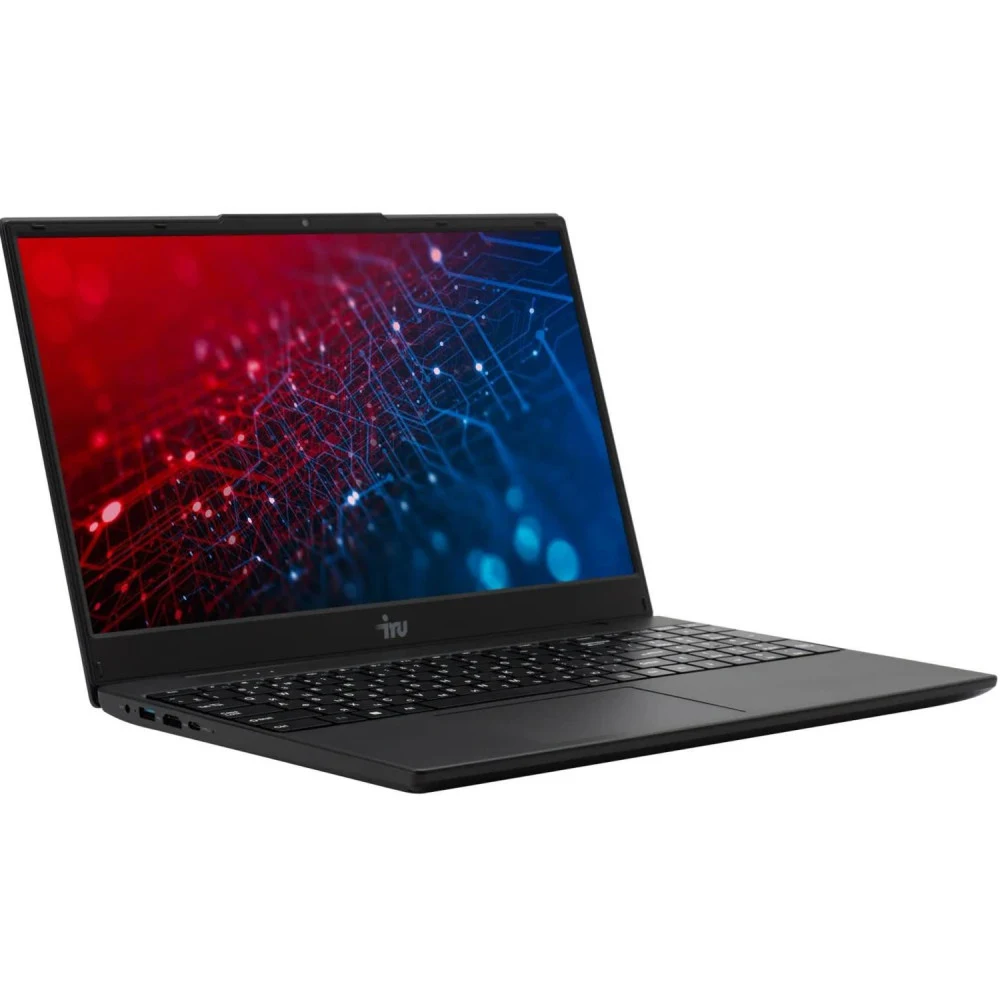 Ноутбук IRU Tactio 15ALGR Core i5 1235U 16Gb SSD512Gb Intel UHD Graphics 15.6" IPS FHD (1920x1080) без ОС black WiFi BT Cam 4500mAh (2173257)