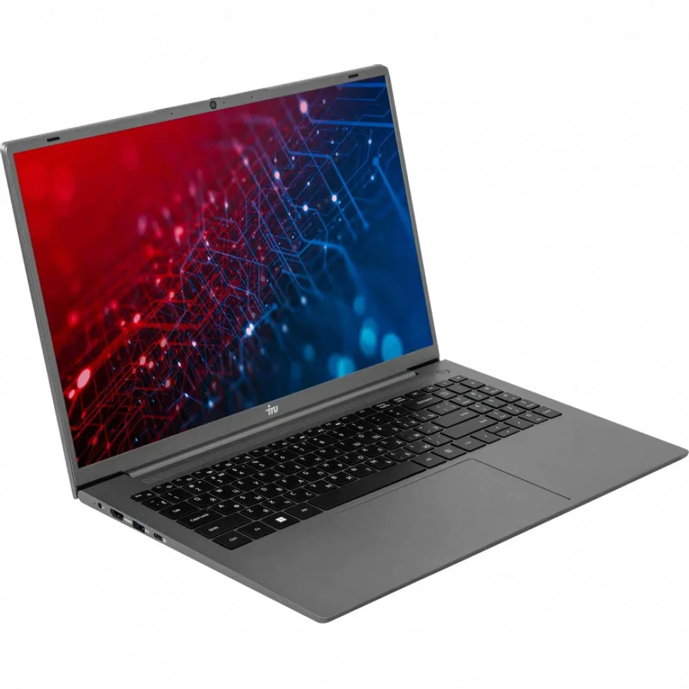 Ноутбук IRU Tactio 16ARB Ryzen 5 5500U 16Gb SSD512Gb Intel UHD Graphics 16" IPS WUXGA (1920x1200) Windows 11 Pro grey WiFi BT Cam 4830mAh (2110097)