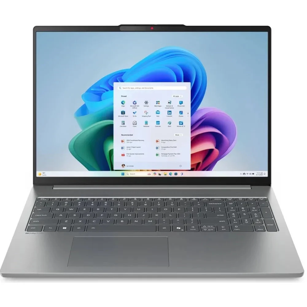 Ноутбук Lenovo IdeaPad Slim 5 16AHP10, Ryzen 7 8845HS/16"2.8K/16GB/512GB/Radeon 780M/DOS