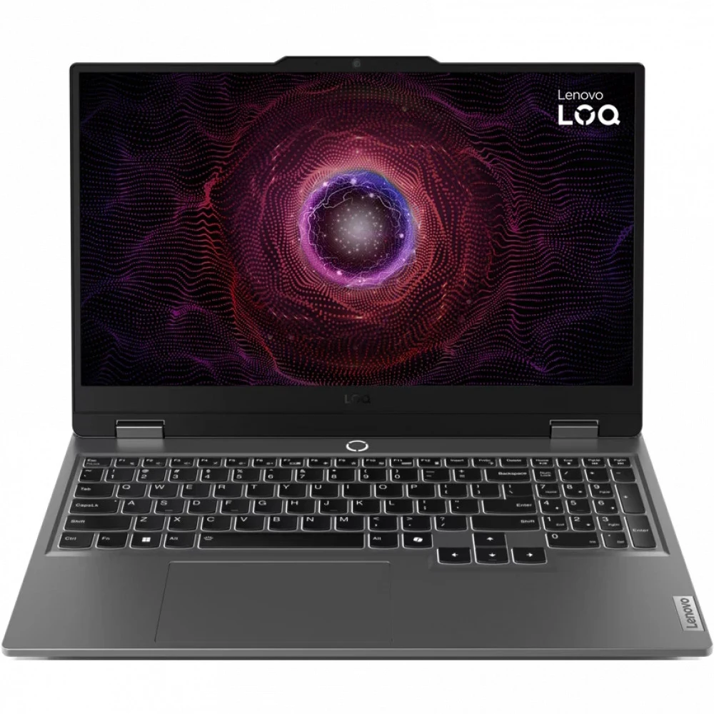 Ноутбук Lenovo LOQ 15ARP9 Ryzen 5 7235HS 16Gb SSD512Gb NVIDIA GeForce RTX4050 6Gb 15.6" IPS FHD (1920x1080) без ОС grey WiFi BT Cam (83JC00LBRK)