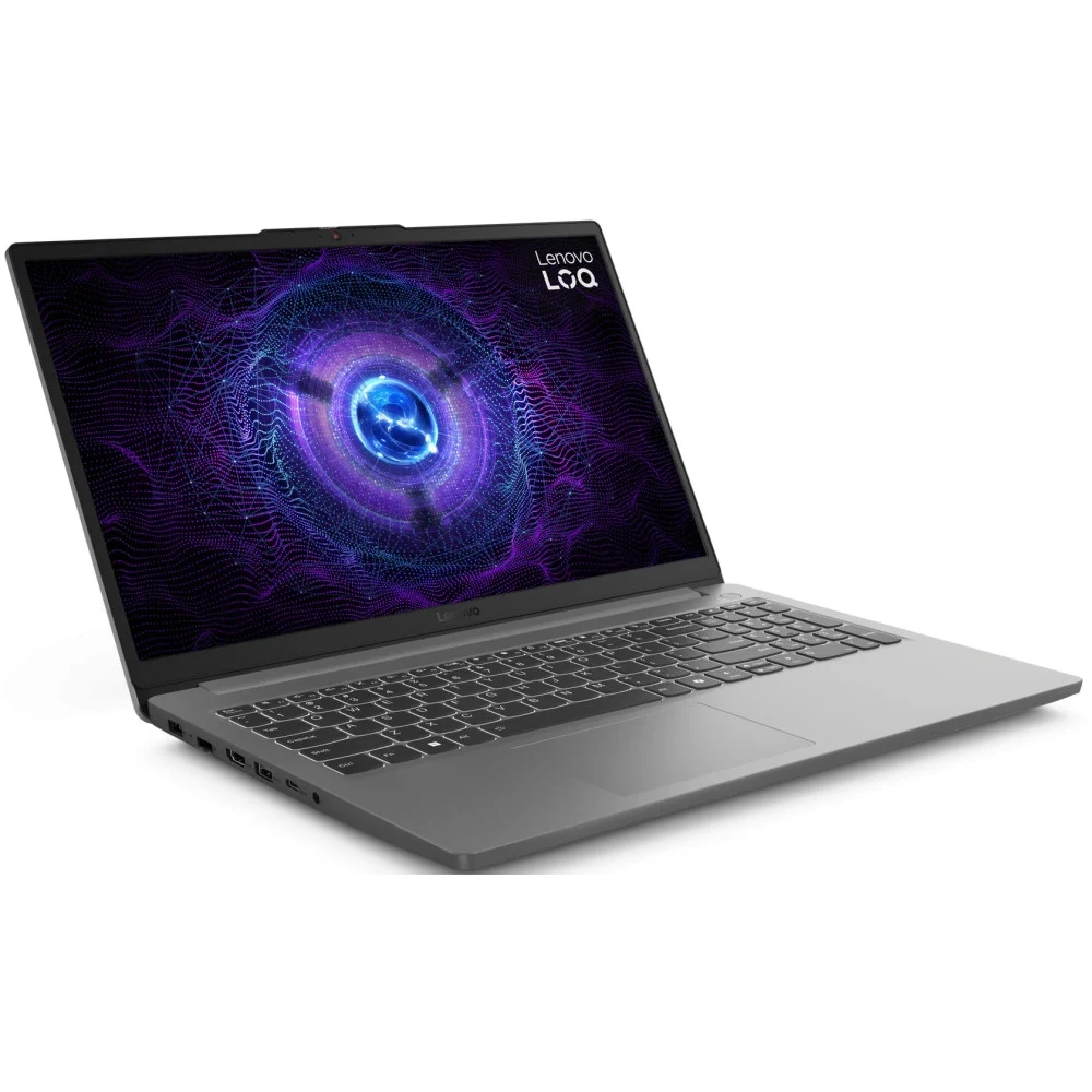 Ноутбук Lenovo LOQ 15IAX9E Intel Core i5-12450HX/16Gb (1*16 D5)/SSD512Gb/RTX3050 6Gb (65W)/15.6"/IPS/FHD/1920x1080/144Hz/Win11 (SL English)/RJ-45/Luna Grey/1.77kg