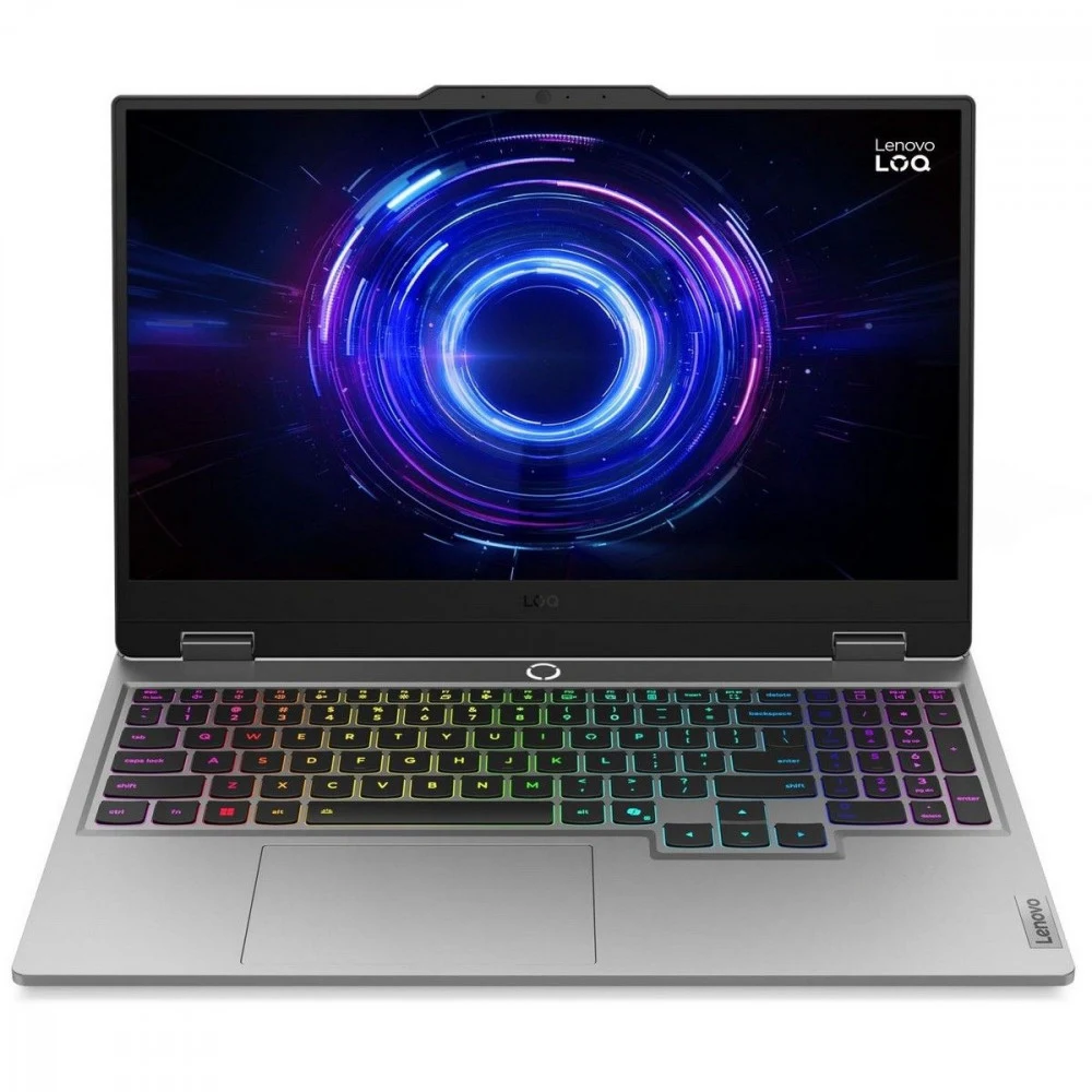 Ноутбук Lenovo LOQ 15IRX10 Intel Core i7-13650HX/16Gb (1*16 D5)/SSD512Gb/RTX5050 8Gb (100W)/15.6"/IPS/FHD/1920x1080/144Hz/Win11 (SL English)/RJ-45/Luna Grey/2.4kg