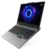 Ноутбук Lenovo LOQ 15IRX10 Core i7 14700HX 16Gb SSD512Gb NVIDIA GeForce RTX 5060 8Gb 15.6" IPS FHD (1920x1080) без ОС grey WiFi BT Cam (83JE00YLPS)
