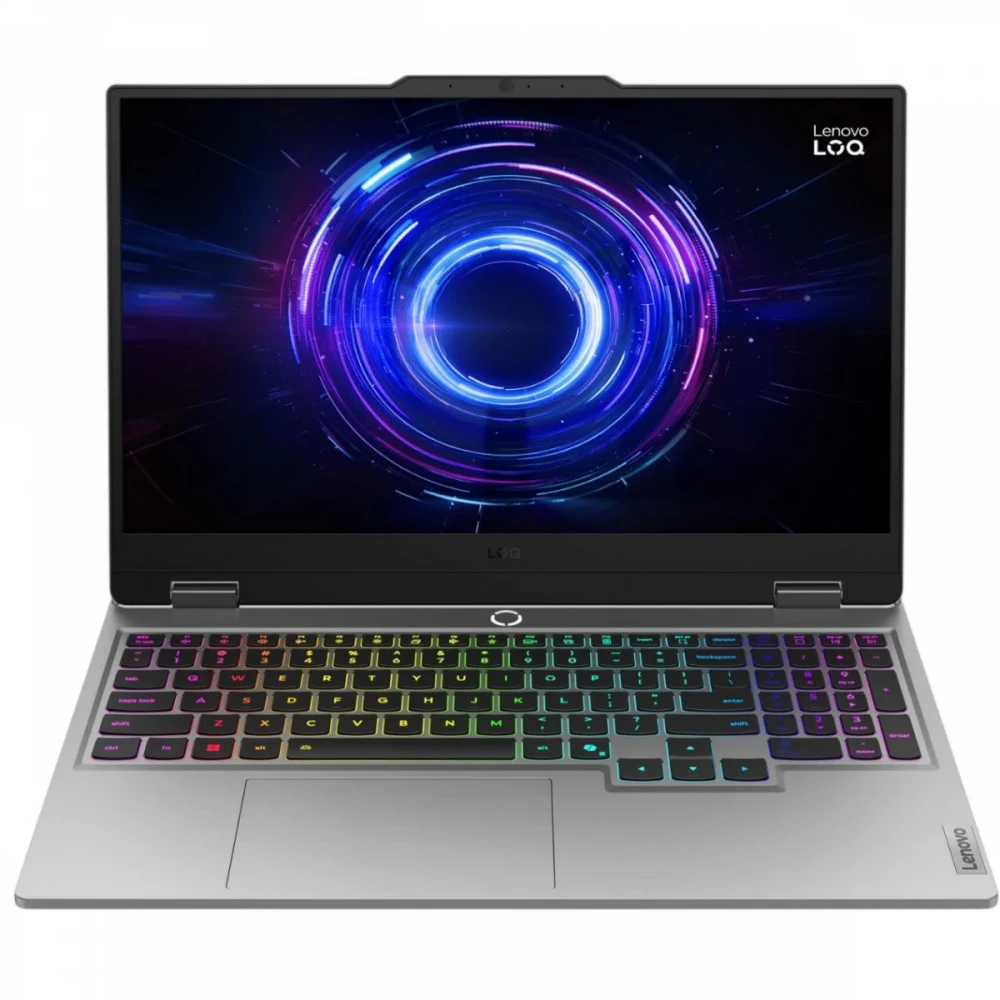 Ноутбук Lenovo LOQ 15IRX10 15.6" FHD IPS 300N 144Hz/ i7-13650HX/ 32Gb/ 1Tb SSD/ RTX 5070 8Gb/ no OS/ Luna Grey