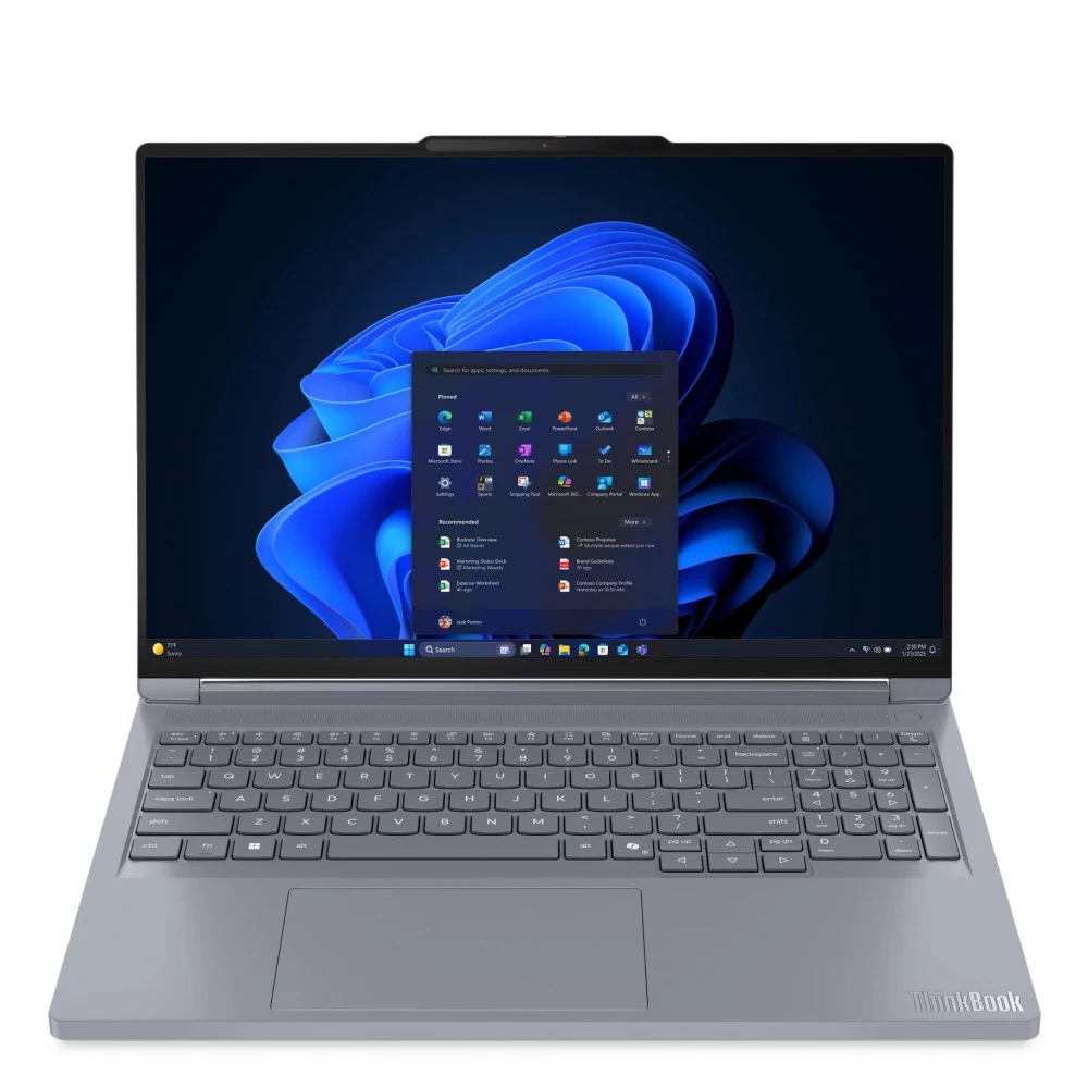 Ноутбук Lenovo 21U00015FW ThinkBook 16p G6 ADR 16" WQXGA(2560x1600) IPS 240Hz/AMD Ryzen 9 8940HX up to 5,3GHz (16Cores)/16GB/1TB SSD/NVIDIA GeForce RTX5060 8GB/Wi-Fi 7/BT5.4/720P HD Camera/BKLT/NoOS