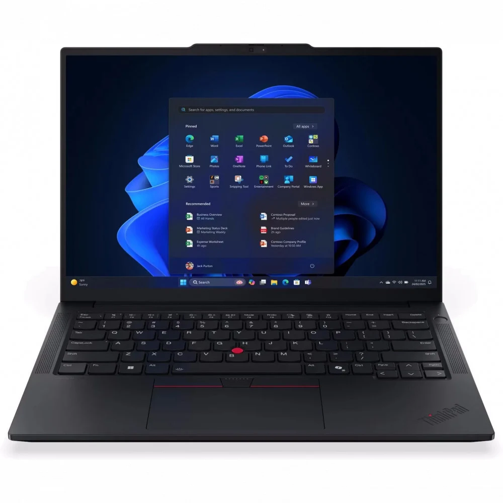 Ноутбук Lenovo ThinkPad E14 Gen 7 Intel® Core™ Ultra 5 225U (E-cores up to 3.80GHz, 12MB), 14" WUXGA Non-Touch, W11P64 RUS, 16.0GB, 1x512GB SSD M.2 2242 PCIe Gen4 TLC Opal, (21SX000-SFW)