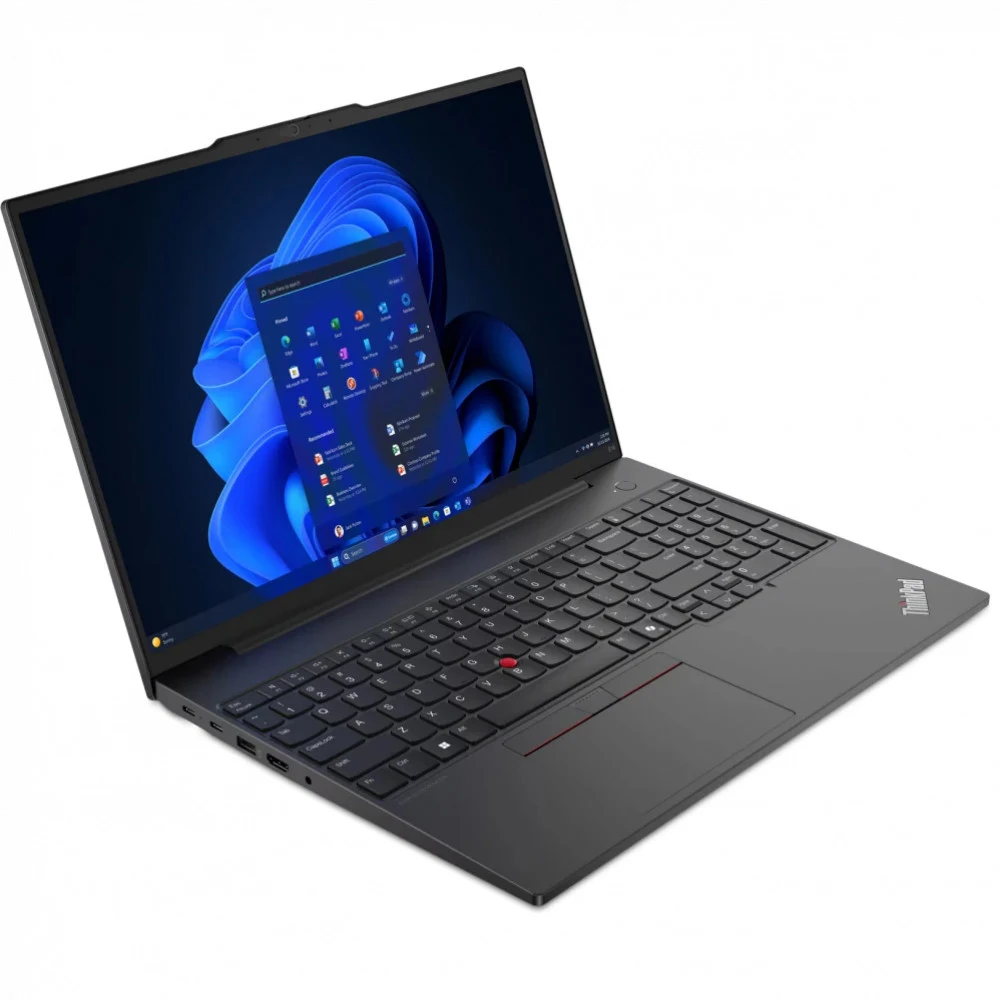 Ноутбук Lenovo ThinkPad E16 G2 Ryzen 7 7735U 16Gb SSD512Gb AMD Radeon Graphics 680M 16" IPS WUXGA (1920x1200)/ENGKBD без ОС black WiFi BT Cam (21M6S1F000)