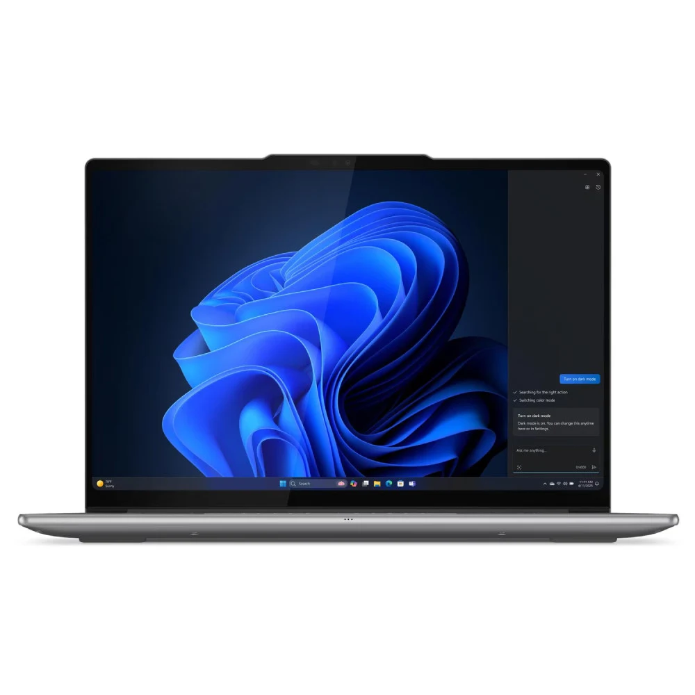Ноутбук/ Lenovo Yoga Pro 7 14IAH10 14.5"(3000x1876 OLED)/Touch/Intel Core Ultra 9 285H(3.7Ghz)/32768Mb/1024PCISSDGb/noDVD/Int:Intel Arc Graphics 140T/Cam/BT/WiFi/84WHr/war 1y/1.54kg/luna grey/Win11H