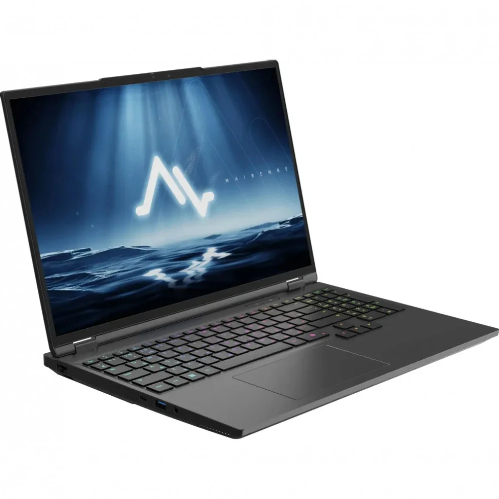 Ноутбук Maibenben X16E-R99558 Ryzen 9 9955HX 32Gb SSD2Tb NVIDIA GeForce RTX5080 16Gb 16" IPS QHD (2560x1600) Windows 11 Home black WiFi BT Cam 6450mAh (X16E-R99558NQSHBRE0)