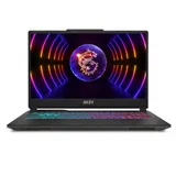 Ноутбук, MSI Cyborg 15 B2RWEKG-643XKZ, 9S7-15Q342-643, 15.6", FHD 1980x1080, IPS, 144Hz, Core 5 210H, 16GB DDR5, 512GB SSD Gen4, NVIDIA GeForce RTX5050, 8GB GDDR7, DOS, Черный