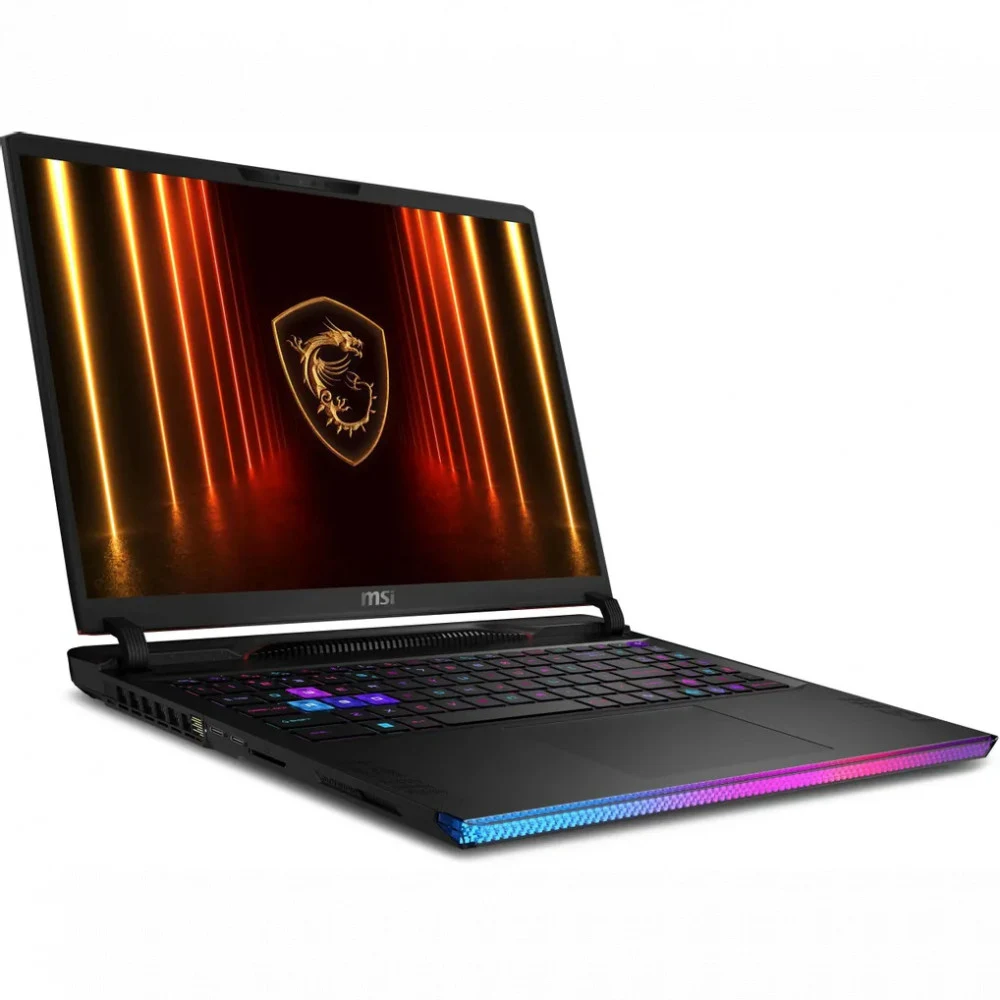 Ноутбук MSI Raider 16 HX AI A2XWHG-814XRU Core Ultra 7 255HX 32Gb SSD1Tb NVIDIA GeForce RTX5070Ti 12Gb 16" IPS QHD+ (2560x1600) FreeDOS black WiFi BT Cam (9S7-15M361-814)