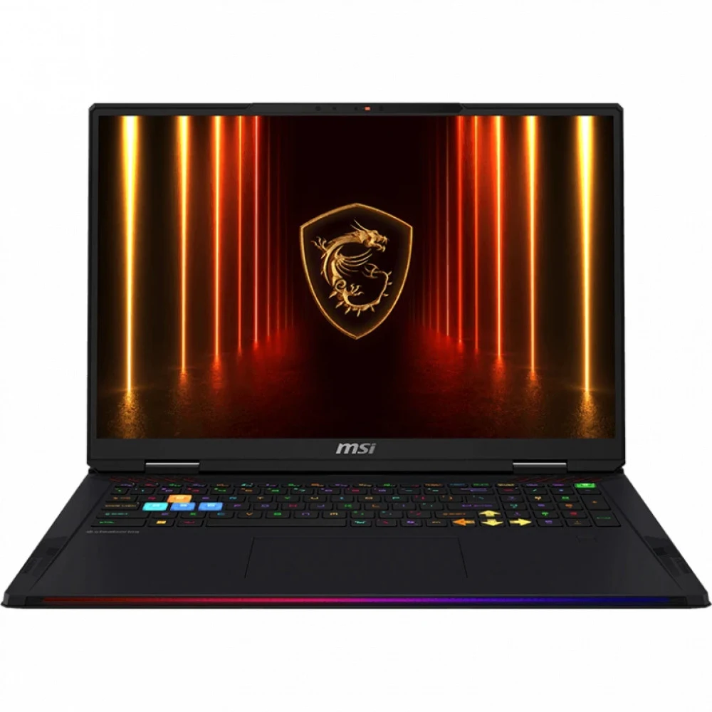 Ноутбук MSI Raider A18 HX A9WJG-216RU AMD Ryzen 9 9955HX 18" 16:10 UHD+ (3840x2400)120HzDDR5 64GB(32GB*2),2TB SSD,NV RTX 5090 (24GB GDDR7),99Whr,3,6kg,2y,Win11Home,Core Black