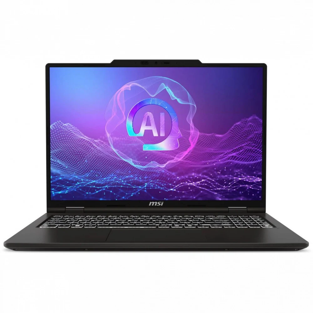 Ноутбук MSI Venture A16 AI+ A3HMG AMD Ryzen AI 5 340 16" 16:10 2K OLED (2048*1280) 120Hz,DDR5 16GB (8GB*2),512GB SSD, Intel Arc Graphics,75Whr,1,9kg,1y,Dos,Solid Gray