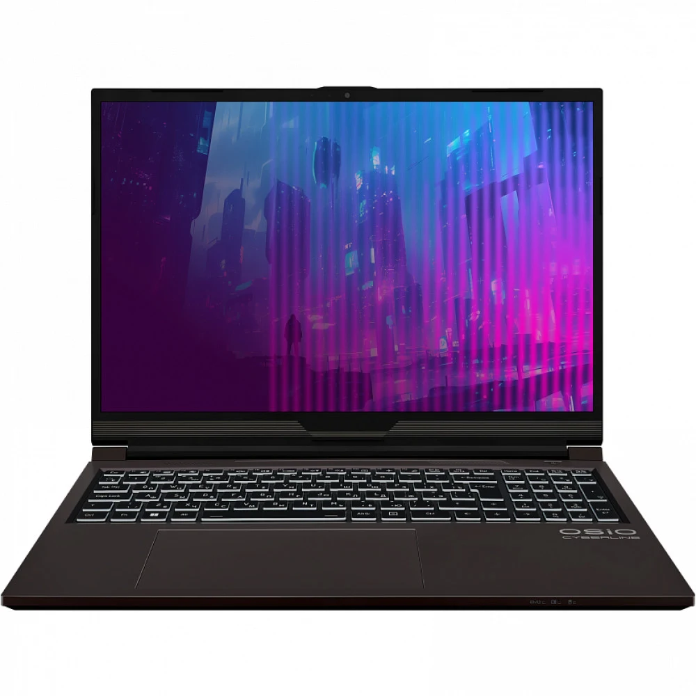 Ноутбук CyberLine C160i-003 16"(1920x1200 IPS (матовый, 165Hz) )/Intel Core i5 12600H(2.7Ghz)/16384Mb/512PCISSDGb/noDVD/Ext:nVidia GeForce RTX4060(8192Mb)/Cam/BT/WiFi/52.6WHr/war 1y/2.15kg/Coffee/no