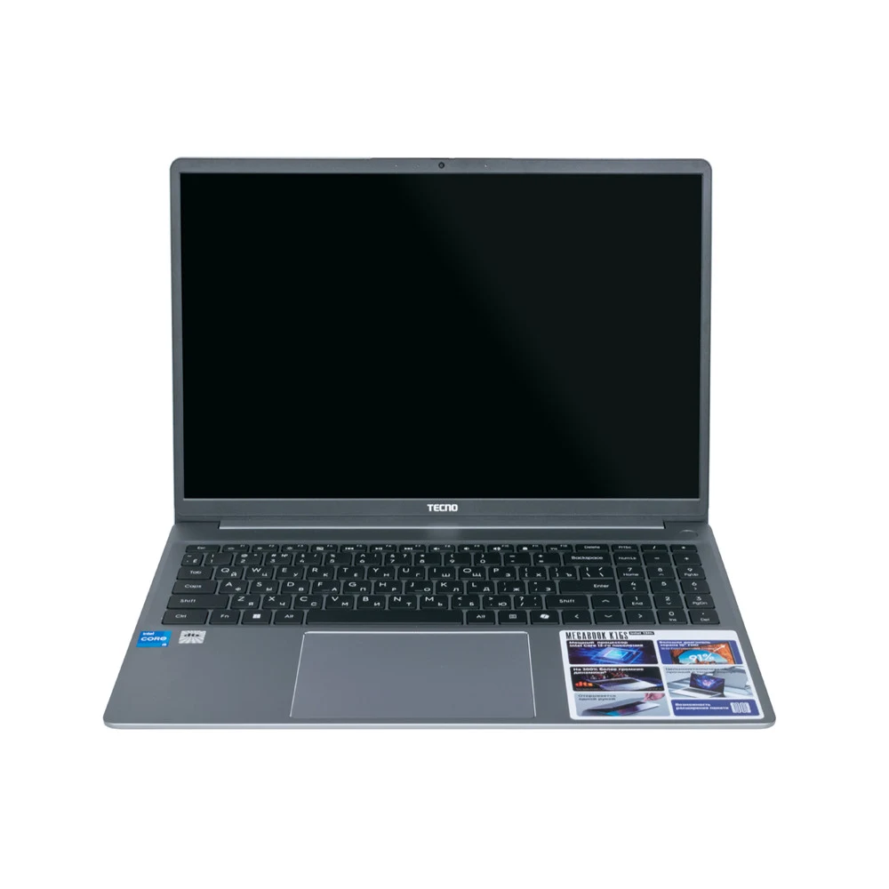 Ноутбук, Tecno, MEGABOOK K16S, K16SAA (71005000396), 16", FHD, 1920x1080, IPS, i5-13420H, 16GB DDR4, 512GB SSD, UHD Graphics, Win 11 Home, Серый