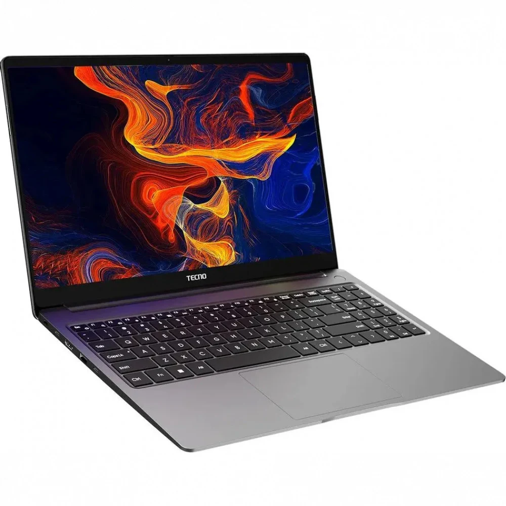 Ноутбук Tecno MegaBook T15DA Ryzen 5 7430U 8Gb SSD512Gb AMD Radeon Graphics 15.6" IPS FHD (1920x1080) Windows 11 Home grey WiFi BT Cam 6140mAh (71003300345)